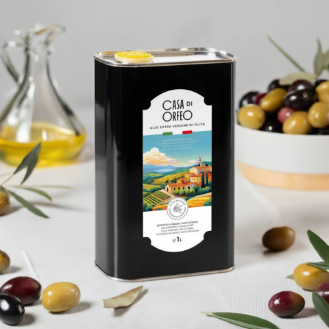 3 x 1 litr Oliwa Extra Vergine Casa di Orfeo Sycylia, Włochy