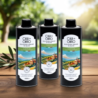 Oliwa Extra Vergine Casa di Orfeo 500 ml Sycylia, Włochy, minimalny zakup 4 puszki
