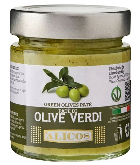 Paté z zielonych oliwek 190 g