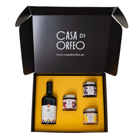 Owoce południa - oliwa EVO + konfitury z fig, morwy oraz dżem z cytryny