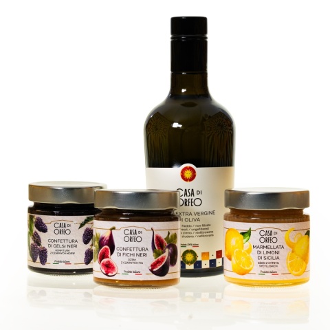 Owoce południa - oliwa EVO + konfitury z fig, morwy oraz dżem z cytryny