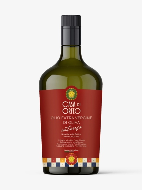Oliwa Extra Vergine Casa di Orfeo Intenso 500 ml Butla, Sycylia 2025/2026, Włochy