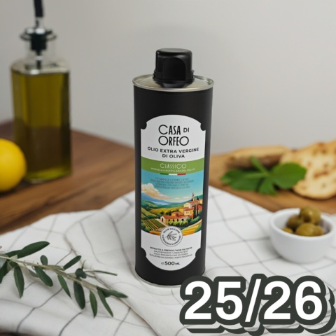 Oliwa Extra Vergine Casa di Orfeo 500 ml Sycylia 2025/2026, Włochy