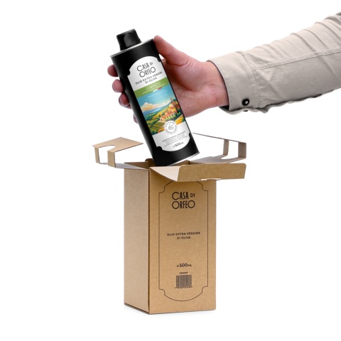 Oliwa Extra Vergine Casa di Orfeo 500 ml Sycylia, Włochy (uszkodzona puszka)