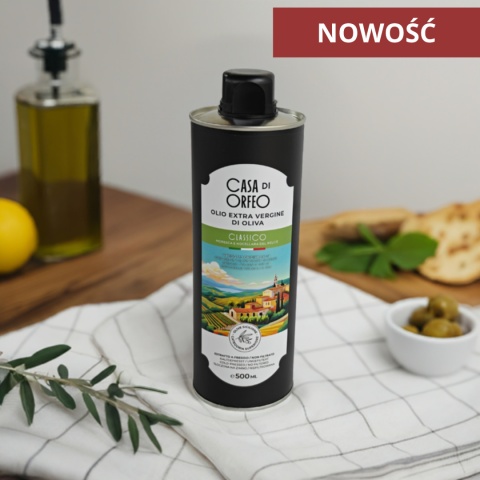 Oliwa Extra Vergine Casa di Orfeo 500 ml Sycylia, Włochy (uszkodzona puszka)