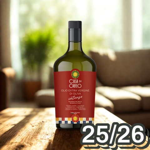 Oliwa Extra Vergine Casa di Orfeo Intenso 500 ml Butla, Sycylia 2025/2026, Włochy