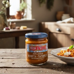 Pesto z ricottą, bazylią i migdałami 180g