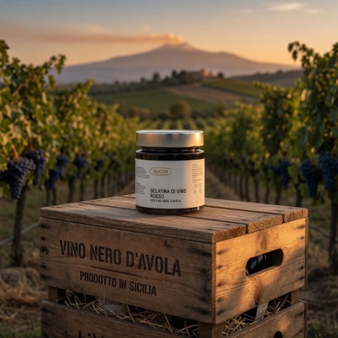Galaretka z wina Nero d'Avola IGP 220g