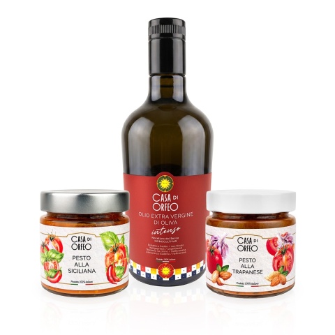 .Buon Pranzo - oliwa INTENSO + pesto alla Trapanese i Siciliano