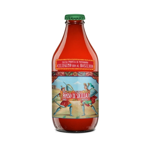 Salsa BIO z pomidorków wiśniowych z bazylią 330ml