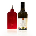 Włoski prezent - oliwa EVO + oliera Lattina Rosso 300 ml