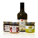 Sycylijski Ogród - oliwa EVO + konfitury z fig, morwy i pesto pistacjowe